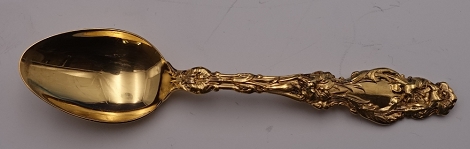 Demitasse Spoon vermeil 4 1/8